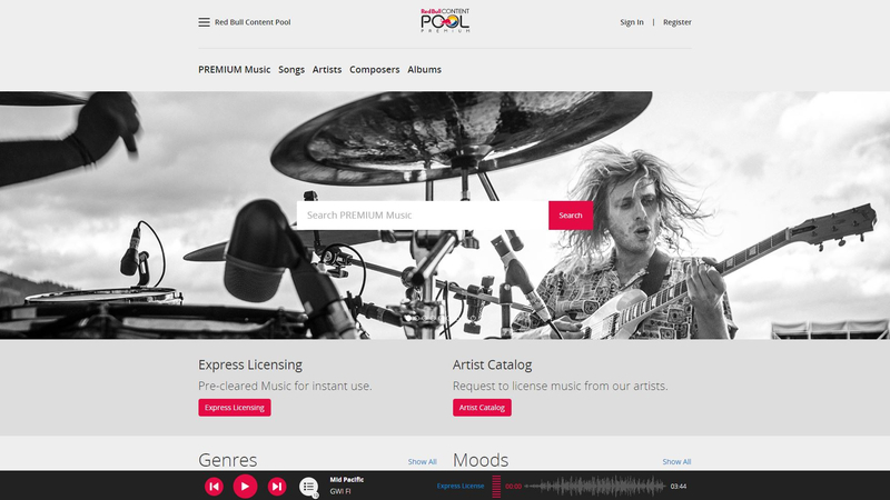 Red Bull Content Pool Unveils Premium Music Imz International Music Media Centre