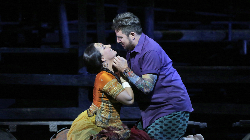 Matthew Polenzani and Diana Damrau in Bizet's Les Pecheurs de Perles  | Copyright: © Ken Howard / Metropolitan Opera