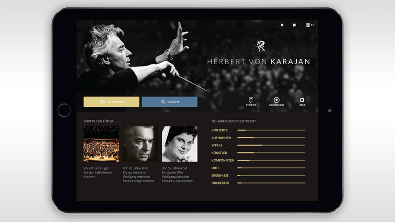 The Karajan iPad App | Copyright: © Eliette und Herbert von Karajan Institut