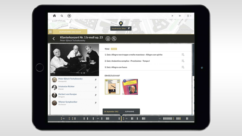 The first interactive discography of Herbert von Karajan | Copyright: © Eliette und Herbert von Karajan Institut