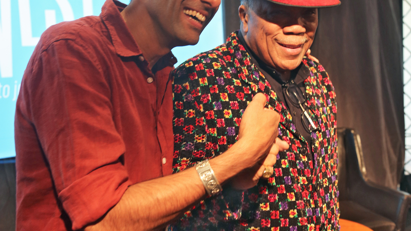 Quincy Jones and Reza Ackbaraly, Montreux Jazz Festival (July 13, 2017) | Copyright: © Tania Feghali