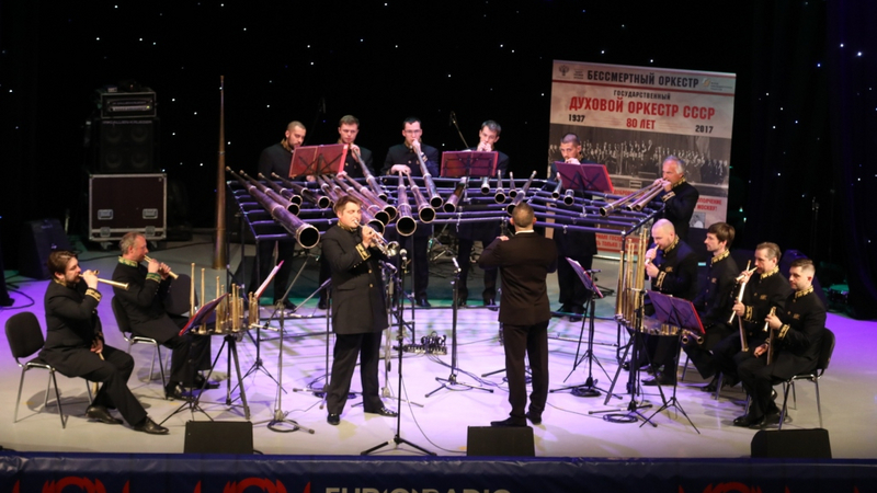 “The Horn Orchestra of Russia” from Saint-Petersburg is a unique musical collective of Russia – the only one playing real animal’s horns | Copyright: © Vladimir Sokolov