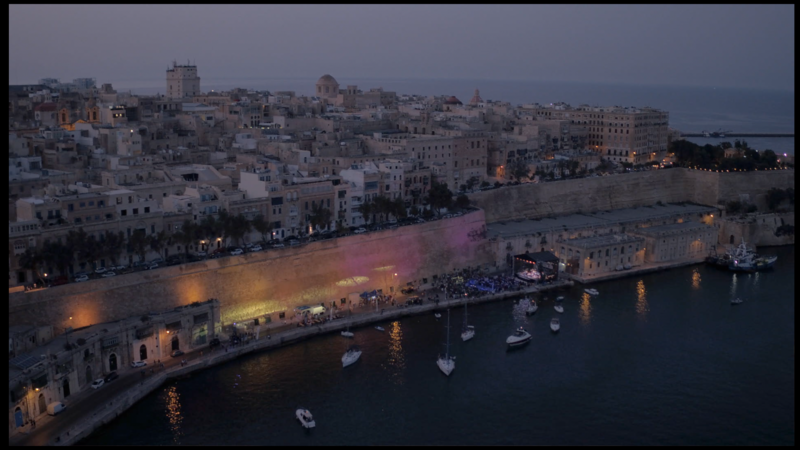 Malta Jazz Festival shot from a Drone | Copyright: © Paramax Films