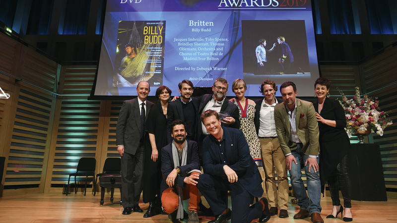 The artistic team of Billy Budd accepting the award. | Copyright: © BBC Music Magazine