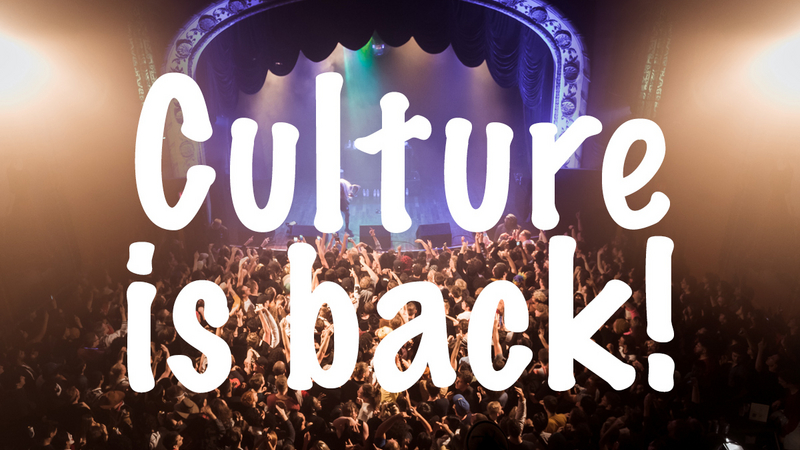 Culture is back! | Copyright: © IMZ /  Photo by Harrison Haines from Pexels