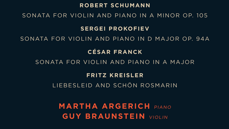 A Romantic Take - Martha Argerich + Guy Braunstein in Concert - DVD Back Cover | Copyright: © EuroArts Music International