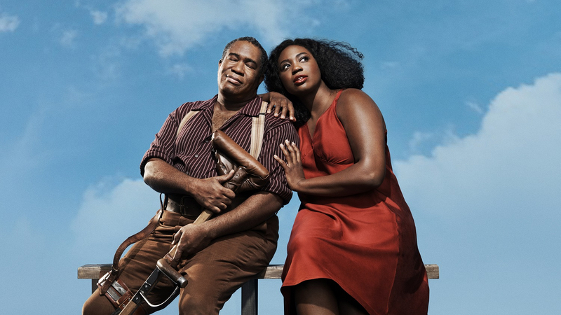 Eric Owens as Porgy and Angel Blue as Bess in the Gershwins PORGY AND BESS | Copyright: © Paola Kudacki / Met Opera