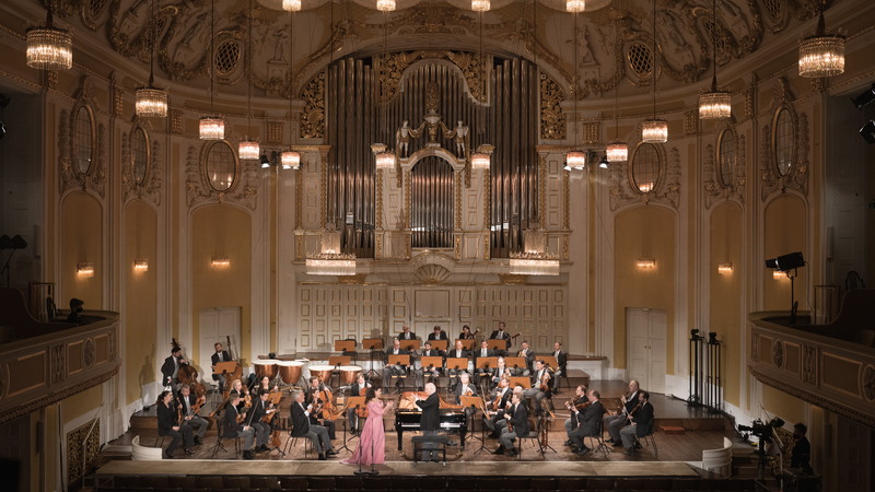 Cecilia Bartoli & Daniel Barenboim with the Vienna Philharmonic Orchestra at Mozartwoche | Copyright: © ISM W. Lienbacher