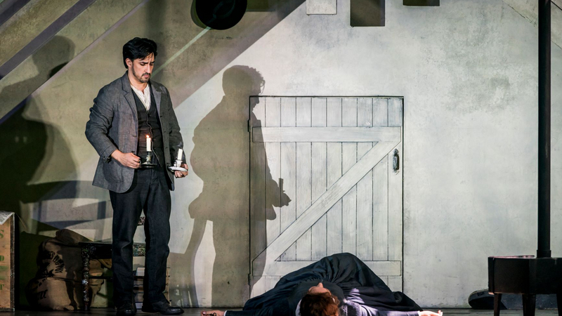 Sonya Yoncheva as Mimi and Charles Castronovo as Rodolfo | Copyright: © ROH 2020. Photograph by Tristram Kenton