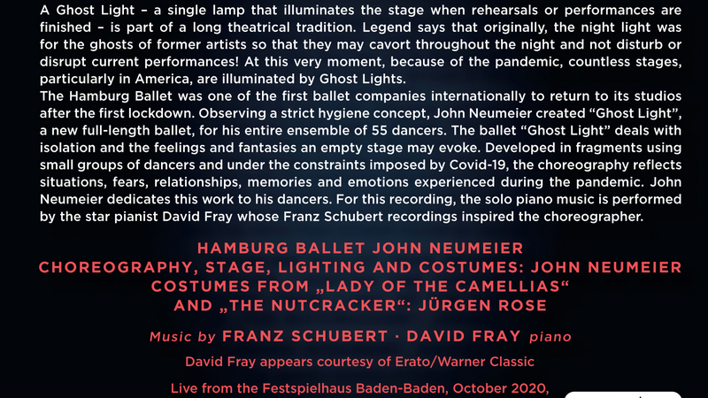 Ghost Light - By John Neumeier - back cover | Copyright: © EuroArts Music International GmbH