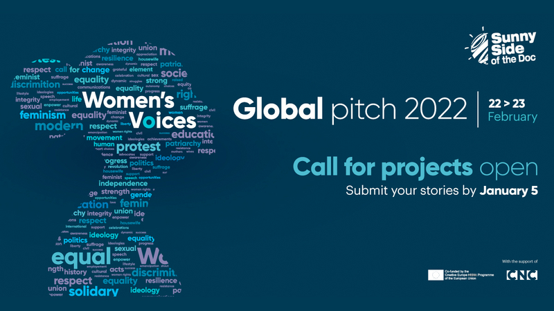 APPLY FOR GLOBAL PITCH 2022 | Copyright: © Sunny Side of the Doc