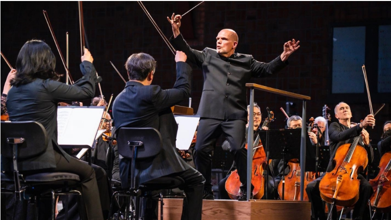 Anne-Sophie Mutter and NY Philharmonic at Kraftwerk Peenemünde | Copyright: © Chris Lee, NY Phil