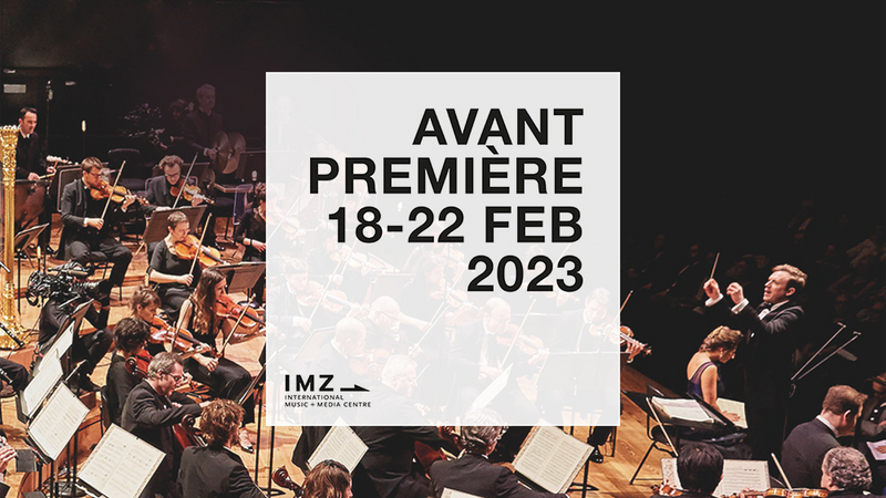 Avant Première 2023 - Save the date | Copyright: © IMZ