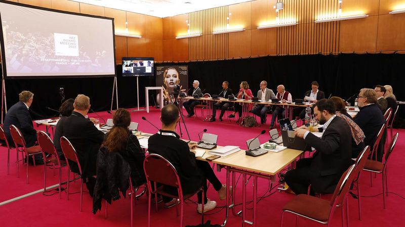 IMZ Board Meeting at Golden Prague ITF 2022 | Copyright: © Czech Television - Miroslav Kučera