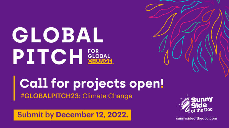 Apply for Global Pitch | Copyright: © Sunny Side of the Doc