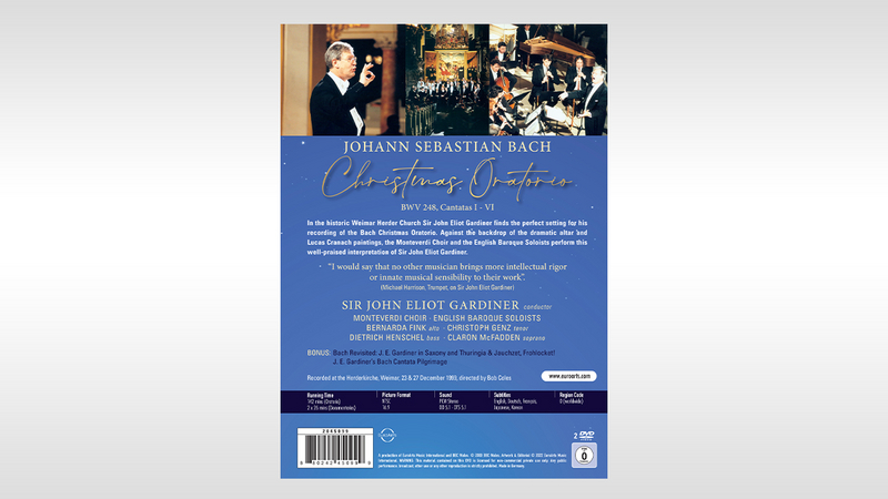 Christmas Oratorio - Back Cover | Copyright: © EuroArts Music International