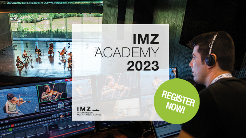 IMZ Academy 2023 on Live Multi-Camera Directing in Lisbon | Copyright: © Jorge Carmona / Gulbenkian Música / IMZ