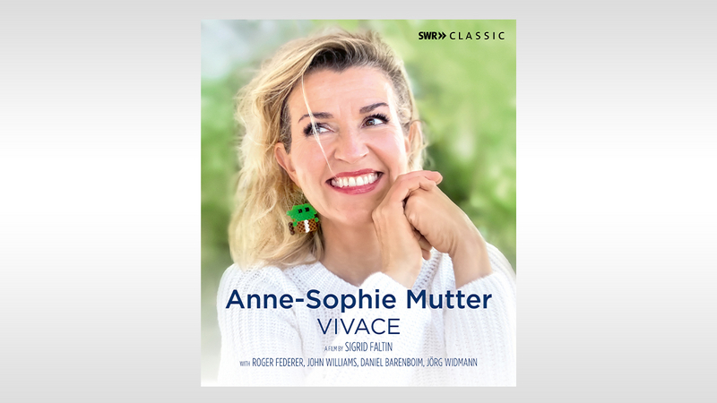 Anne-Sophie Mutter VIVACE Blu-ray Cover © © 2023 SWR Media Services GmbH / | Copyright: © Naxos Audiovisual / © Photo by Jürgen Carle