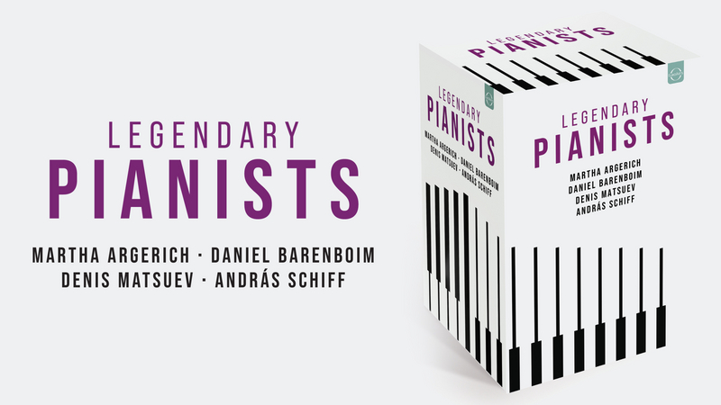 Legendary Pianists – limited 8-DVD box set | Copyright: © EuroArts Music International