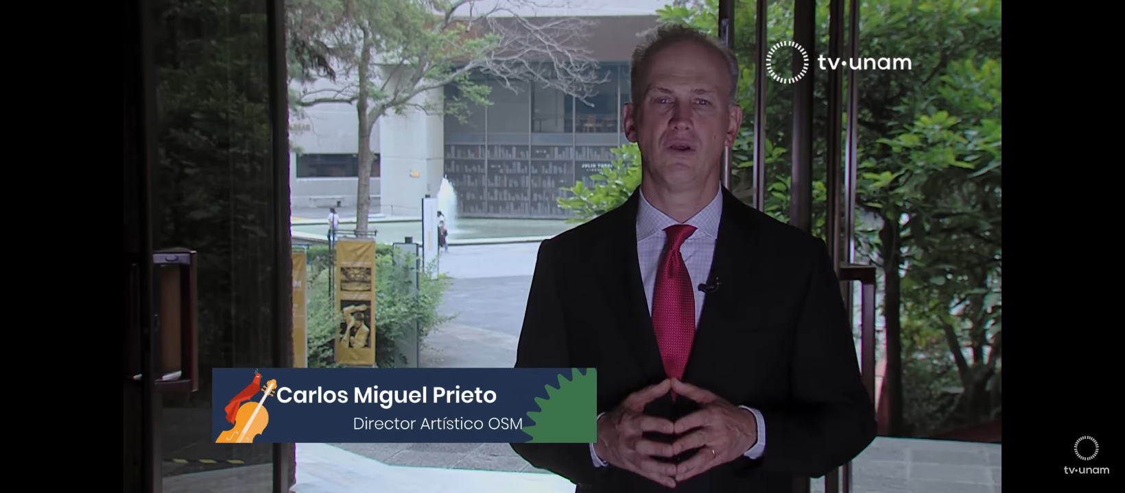 Carlos Miguel Prieto, one of the most versatile directors. | Copyright: © TV UNAM