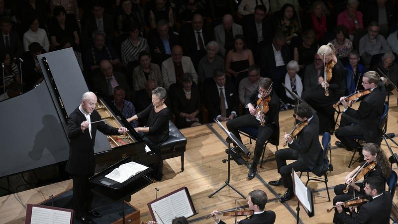 Paavo Järvi, Maria João Pires, Lucerne Festival Orchestra | Copyright: © Lucerne Festival, Peter Fischli