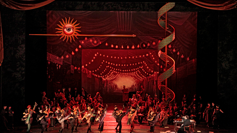 A scene from Offenbach’s LES CONTES D’HOFFMANN | Copyright: © Ken Howard / Met Opera