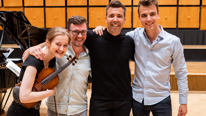 Noa Wildschut, Pablo Barragán, Frank Dupree, Anton Spronk | Copyright: © Anton Spronk