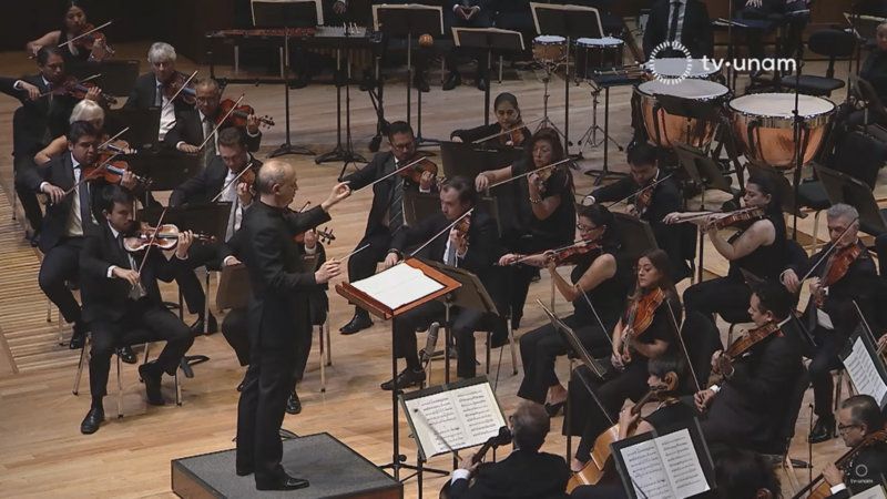 Minería Symphony Orchestra performing Alcancías “Alegro” by Silvestre Revueltas © TV UNAM | Copyright: © TV UNAM