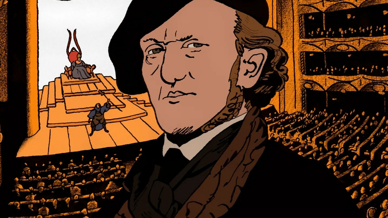 "Richard Wagner – The Ring’s Power" | Copyright: © Illustration by Emmanuel Guibert
