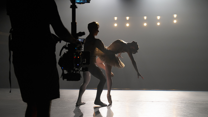 Behind-the-scenes photo from &ldquo;Tiler Peck: Suspending Time&rdquo; directed by Alex Ramsey and produced in association with Dance Film SF | Copyright: &copy; Sam Sulam