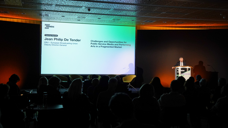 Keynote by Jean Philip De Tender at Avant Première 2026 | Copyright: &copy; IMZ