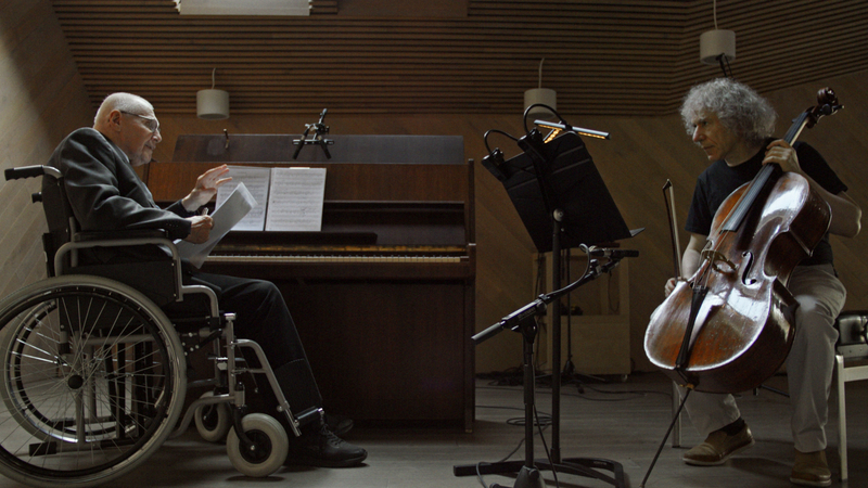 György Kurtág and Steven Isserlis | Copyright: &copy; Papageno - Éclipse Film