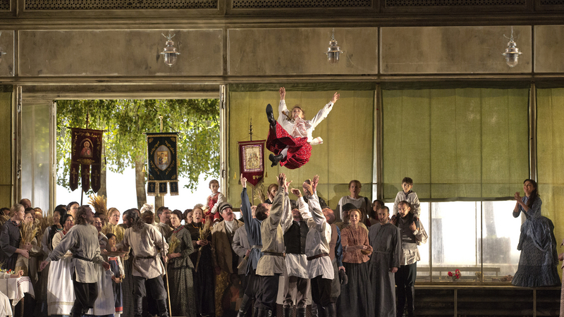 A scene from Tchaikovsky's EUGENE ONEGIN | Copyright: &copy; Ken Howard / Met Opera