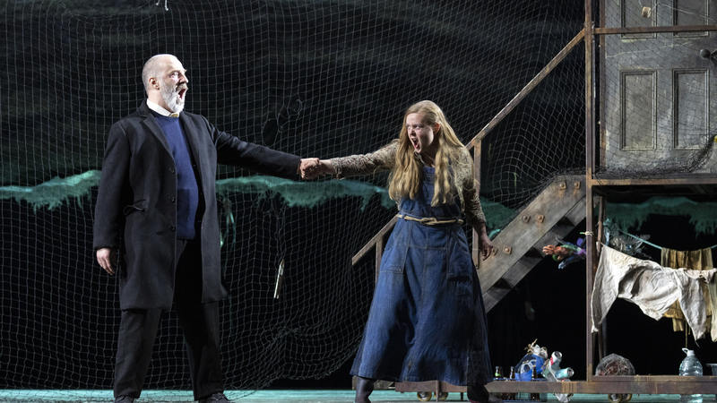 Pasko (Philip Horst) and Thurza (Karis Tucker) | Copyright: &copy; © Glyndebourne Productions Ltd. Photo: The Wreckers - Richard Hubert Smith