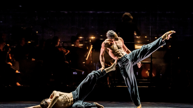 Matthew Ball & Joseph Sissens in Us | Copyright: &copy; Johan Persson /  Royal Ballet & Opera / Opus Arte