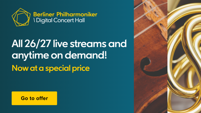 Berliner Philharmoniker Digital Concert Hall New Season | Copyright: &copy; Berlin Phil Media GmbH