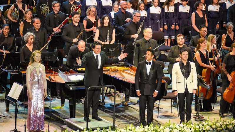 Carl Orff&rsquo;s Carmina Burana at the opening of the 20th Grafenegg Festival, with the Philharmonia Orchestra under Cristian Măcelaru. | Copyright: &copy; Roman Zach-Kiesling